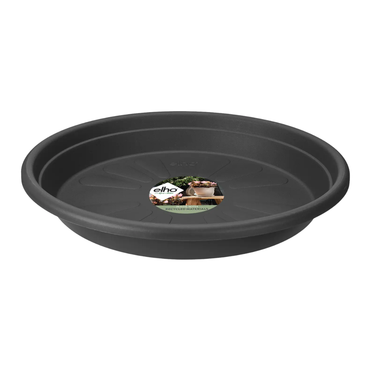 Elho Plantenschotel Universele Rond Antraciet 19 x 3 cm