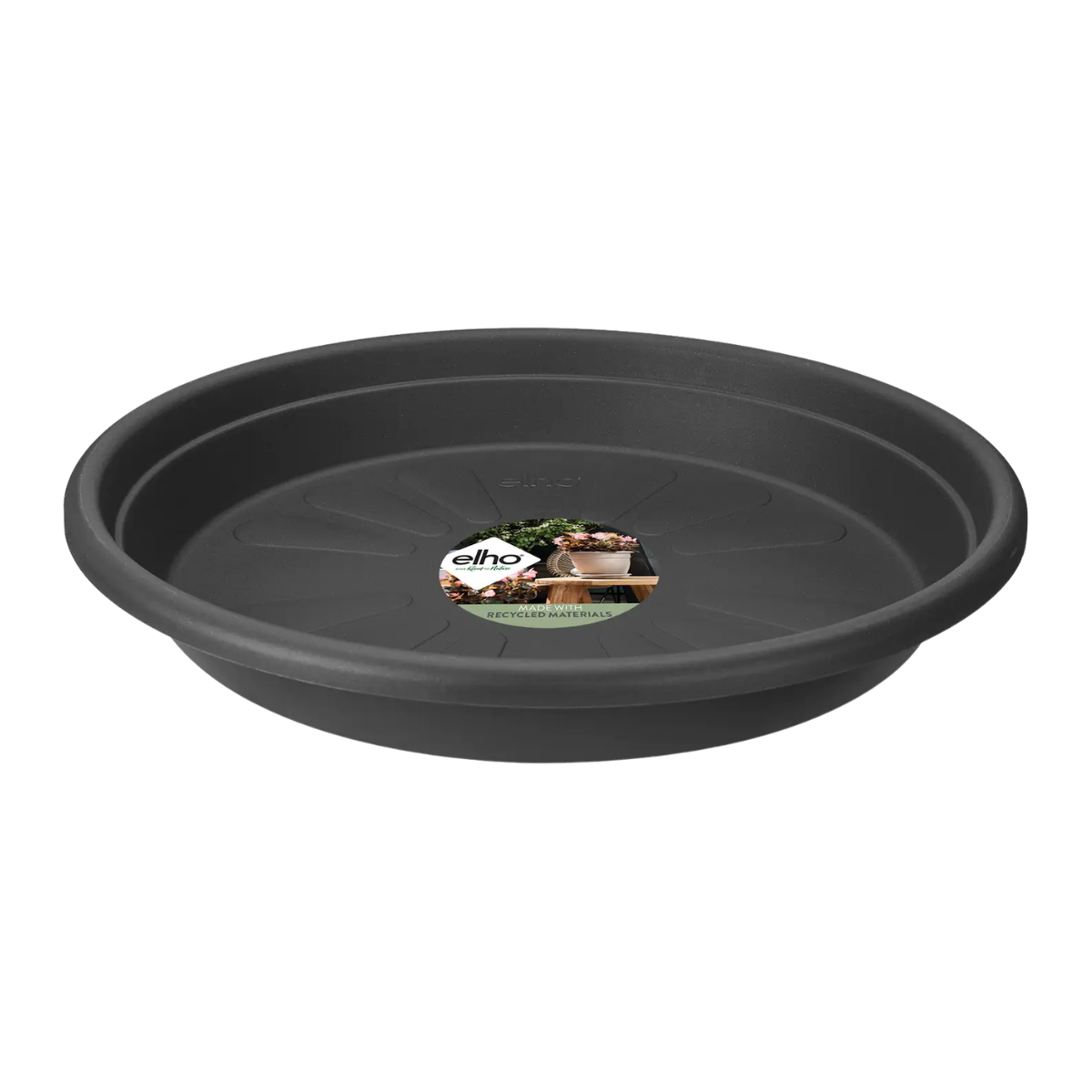 Elho Plantenschotel Universele Rond Antraciet 35 x 5 cm