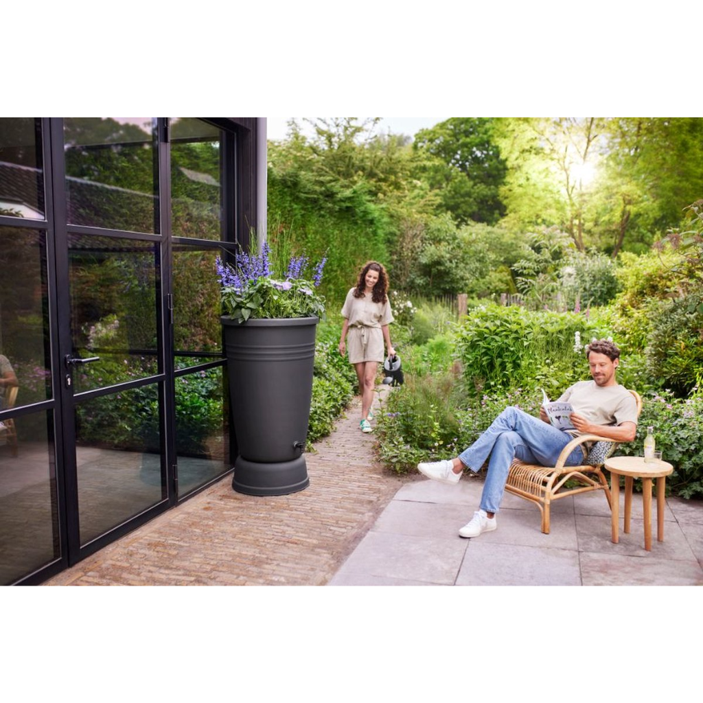 Elho Green Basics Regenton Plus 200L Zwart