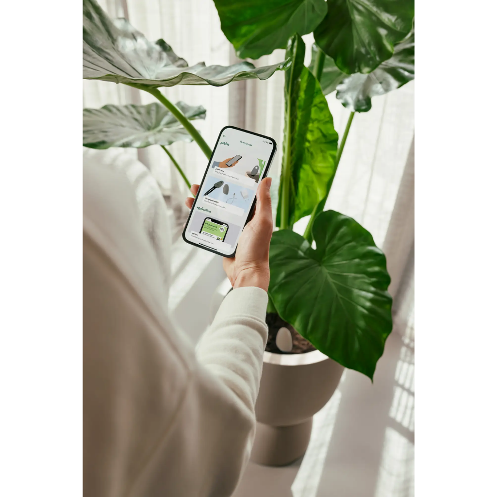 Elho Smart Pebble bodemtester aardebruin
