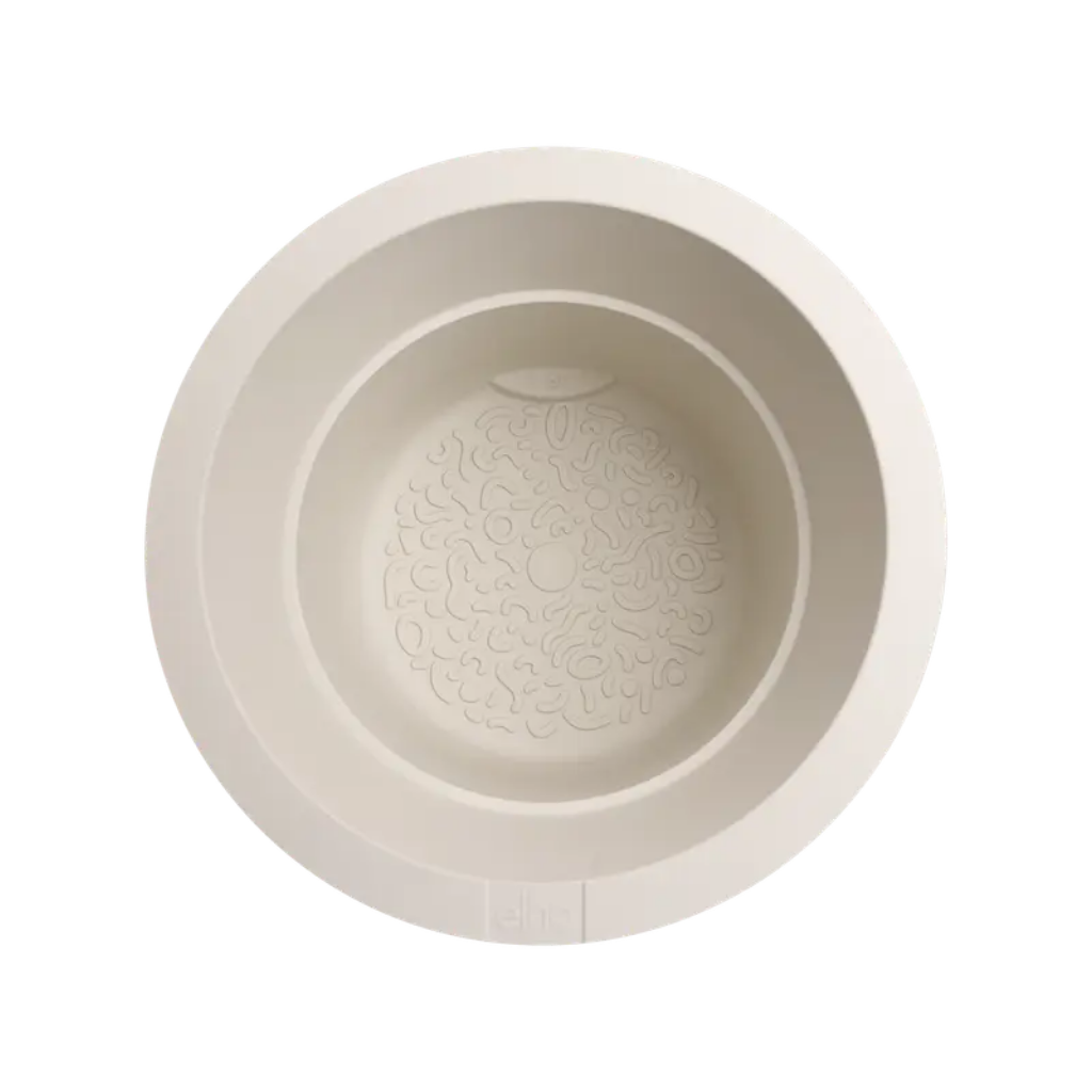 Elho Amber Grail 30 Linnen wit - ø 30 x H 28 cm - 100% gerecycled