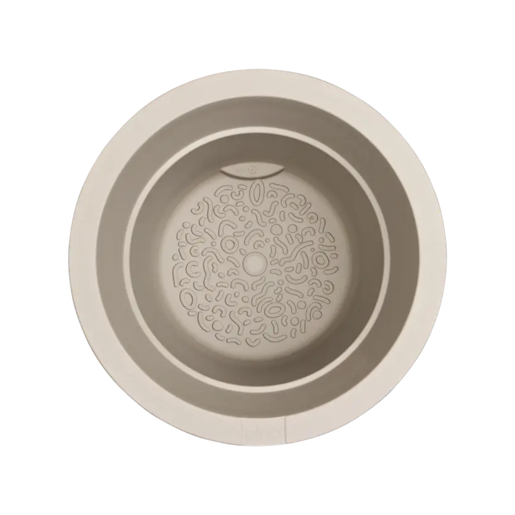 Elho Amber Grail 40 Balanced beige - ø 38 x H 36 cm - 100% gerecycled