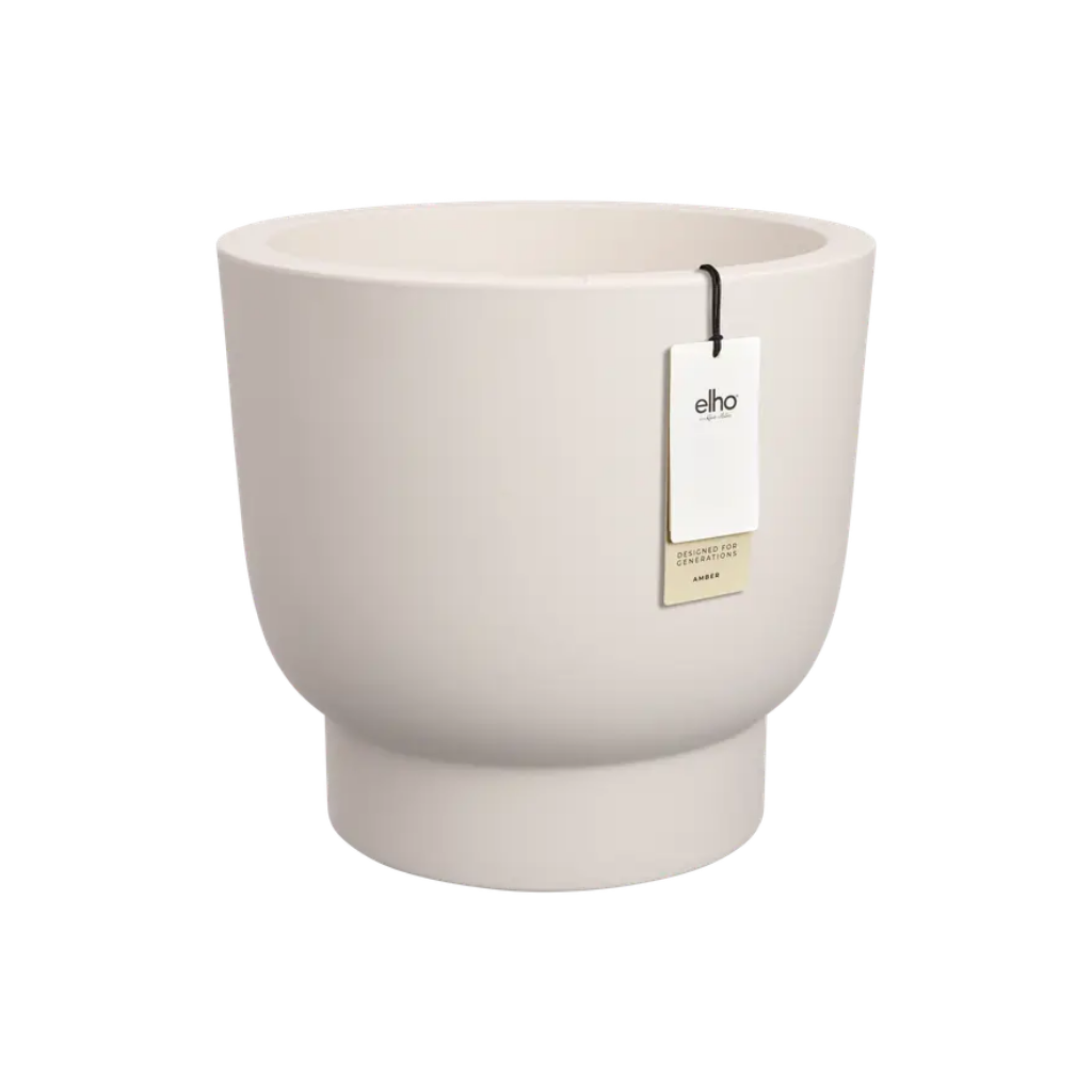 Elho Amber Grail 40 Linnen wit - ø 38 x H 36 cm - 100% gerecycled