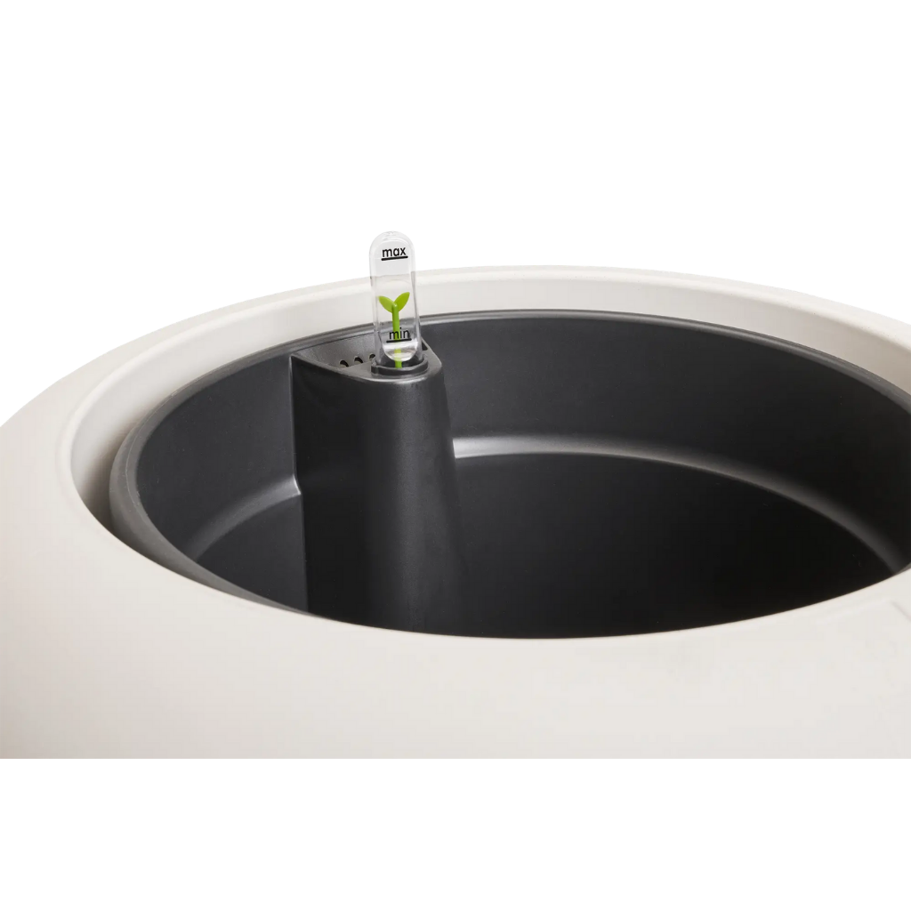 Elho Amber Roll Low - Linnen wit - 43 x 40 cm
