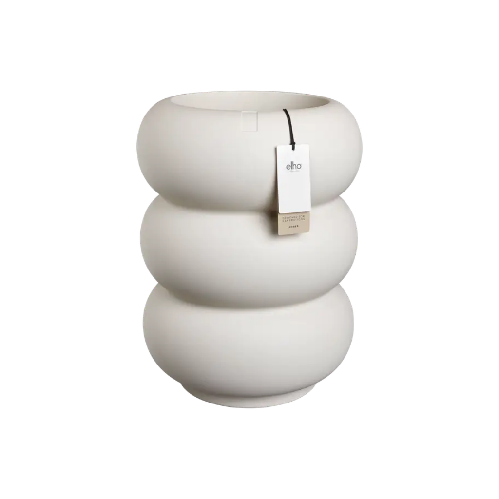 Elho Amber Roll Low - Linnen wit - 43 x 58 cm