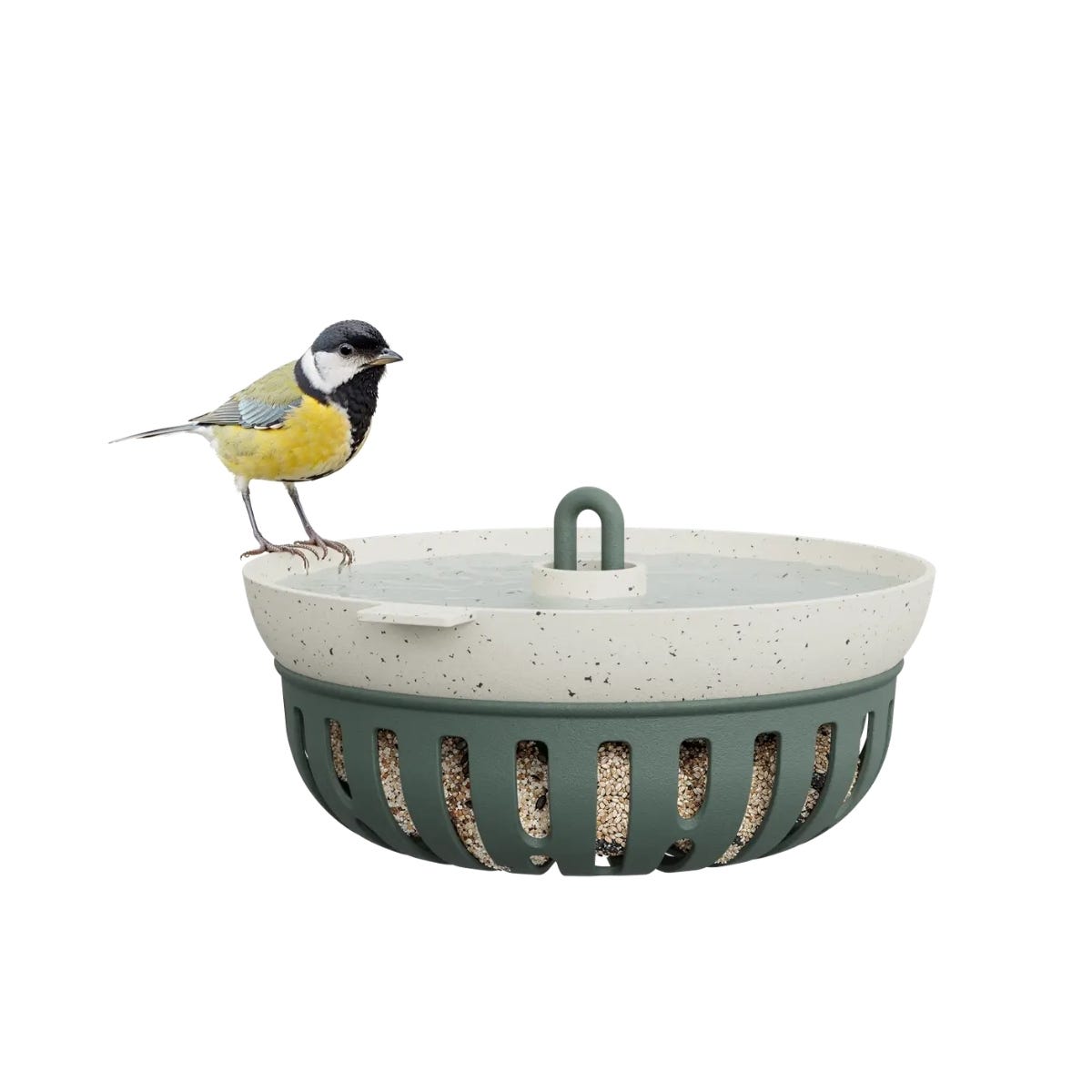 Elho Essential Vogelvoederhuis Groen 16 x 19 x 9 cm