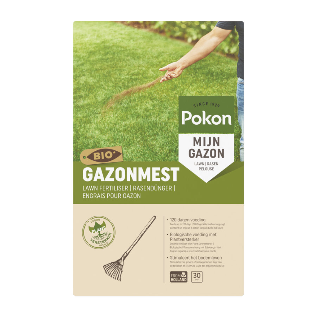 Pokon Bio Gazonmest 2kg voor 30m2