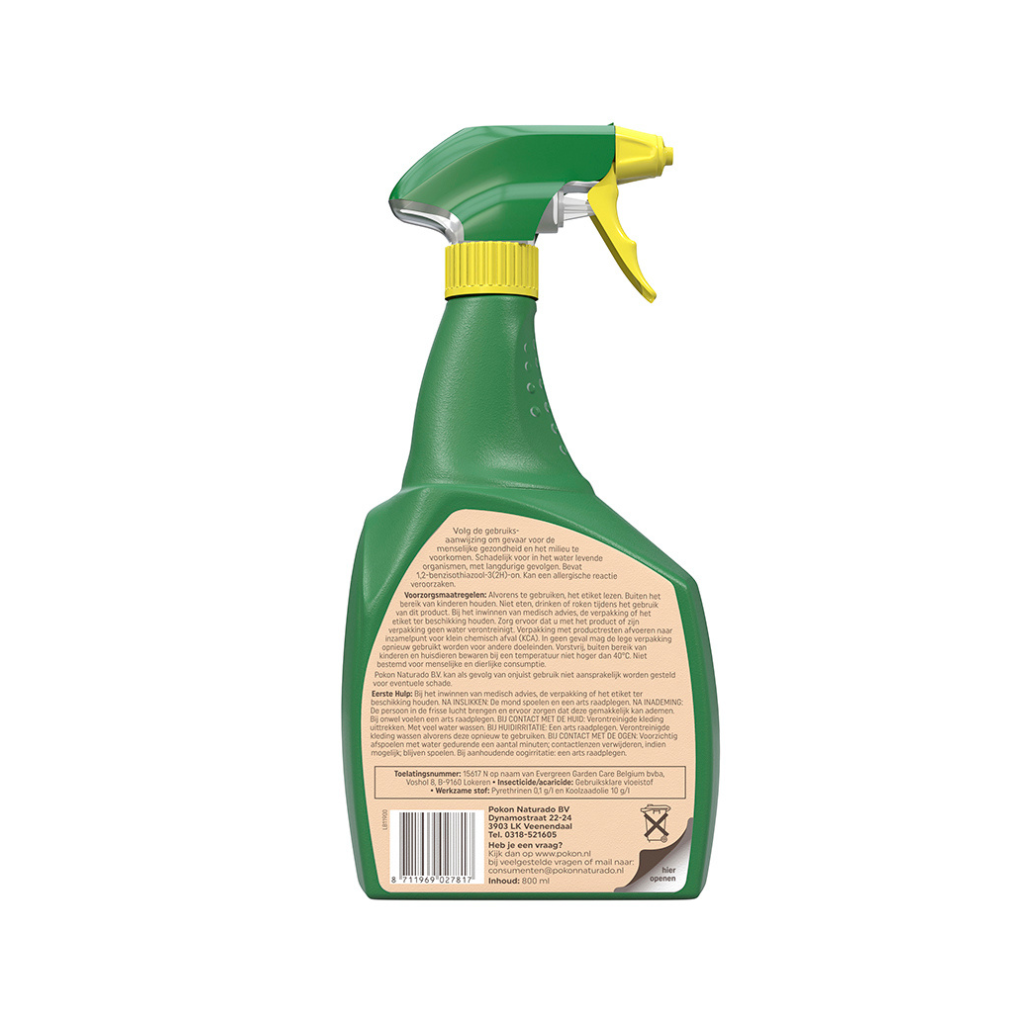 Pokon Bio Tegen Hardnekkige Insecten Polysect Spray 800ml