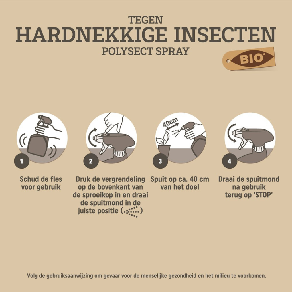Pokon Bio Tegen Hardnekkige Insecten Polysect Spray 800ml