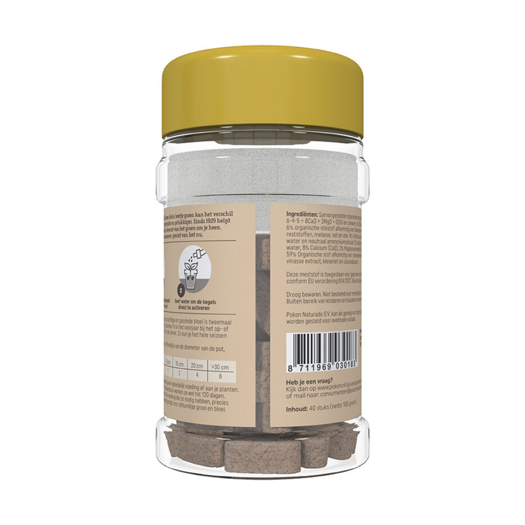 Pokon Bio Terras & Balkon planten voedingskegels 40 stuks