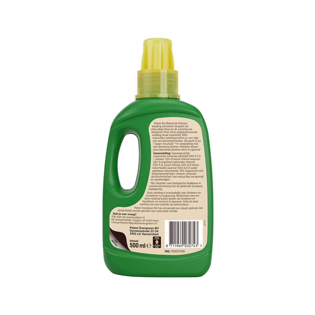 Pokon Bio Bloeiende Planten Voeding 500ml