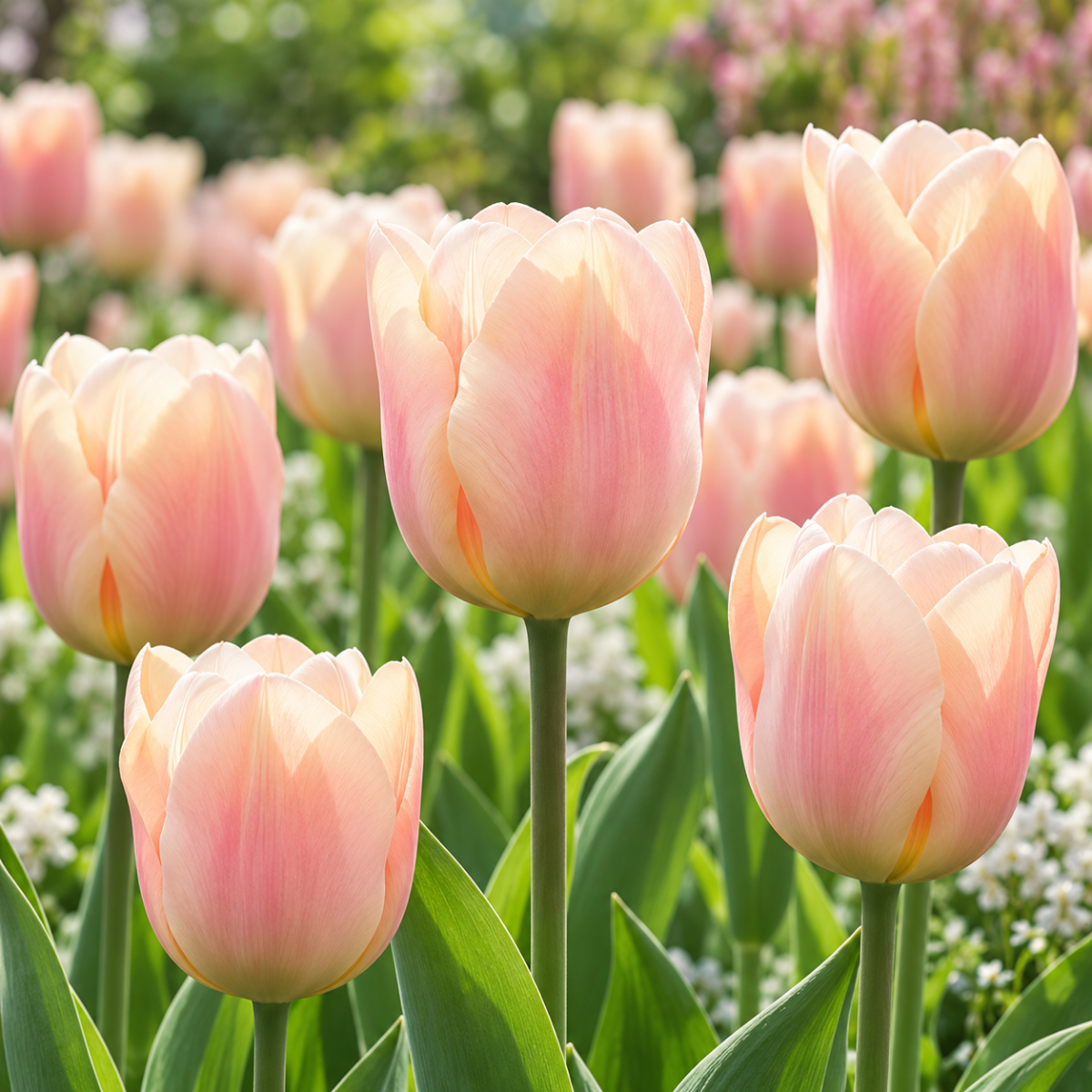 JUB Holland Bloembollen Tulp (Tulipa 'Salmom Impression') Biologisch 7 stuks