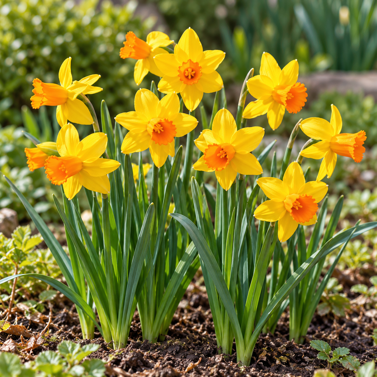 JUB Holland Bloembollen Narcis (Narcissus 'Jetfire') Biologisch 5 stuks