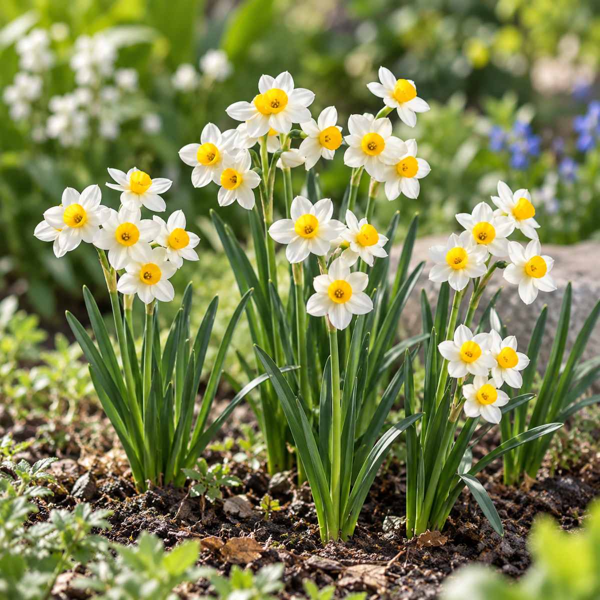 JUB Holland Bloembollen Narcis (Narcissus 'Minnow') Biologisch 5 stuks