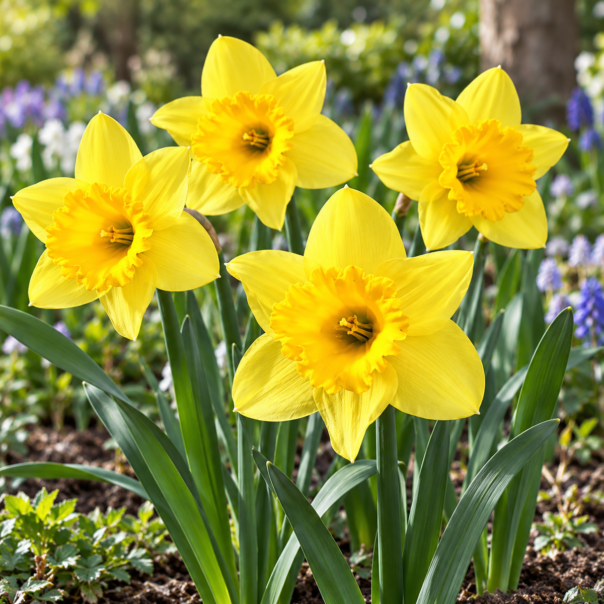 JUB Holland Bloembollen Narcis (Narcissus 'Rijnvelds Early Semsation') Biologisch 5 stuks