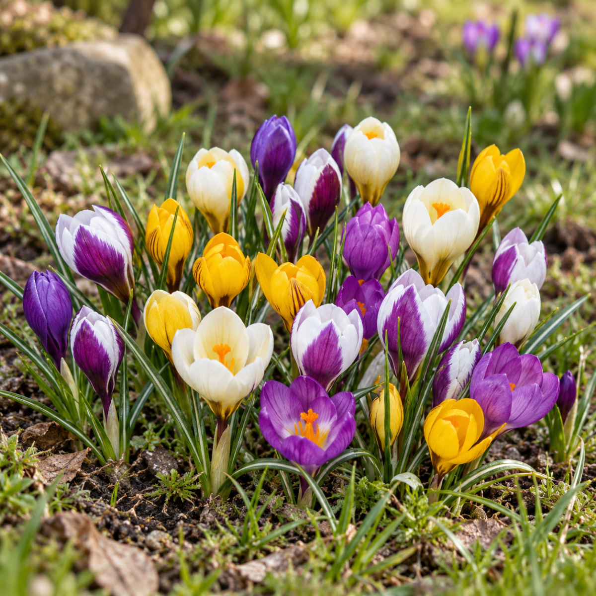 JUB Holland Bloembollen Krokus (Crocus 'Species Mix') Biologisch 15 stuks