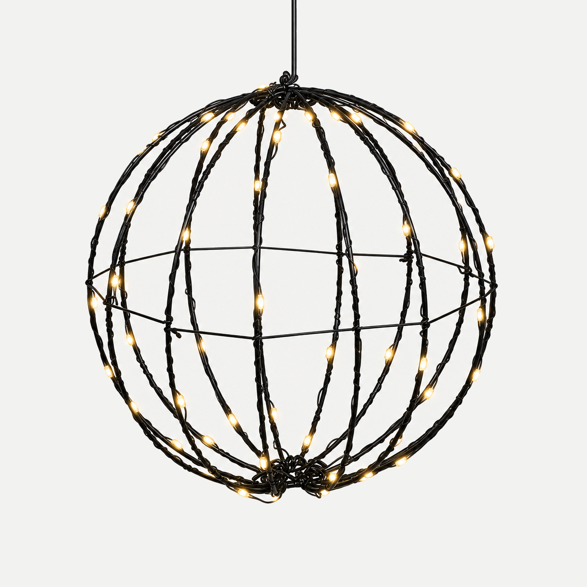 Svenska Living Verlicht Kerstfiguur Lichtbol Warm Wit 50 Lampjes 20 cm