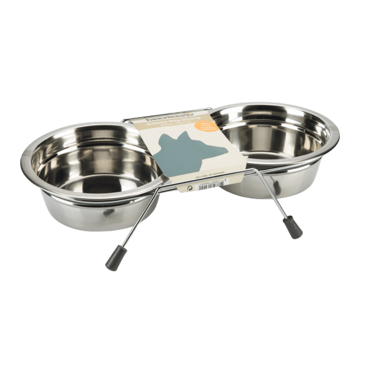 Beeztees Hondenvoerbak Lumara RVS Grijs 33 x 16 x 7 cm