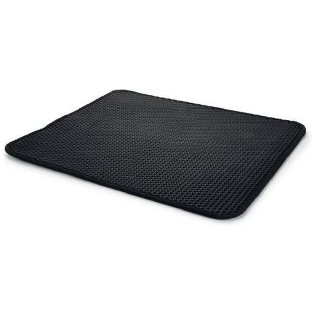 Beeztees Kattenbakmat Dubbel Zwart 60 x 50 x 1 cm