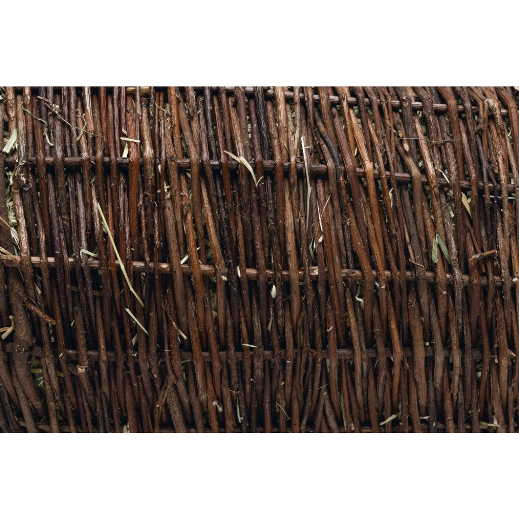 Beeztees wilgentunnel met hooi M 25 x 16 cm