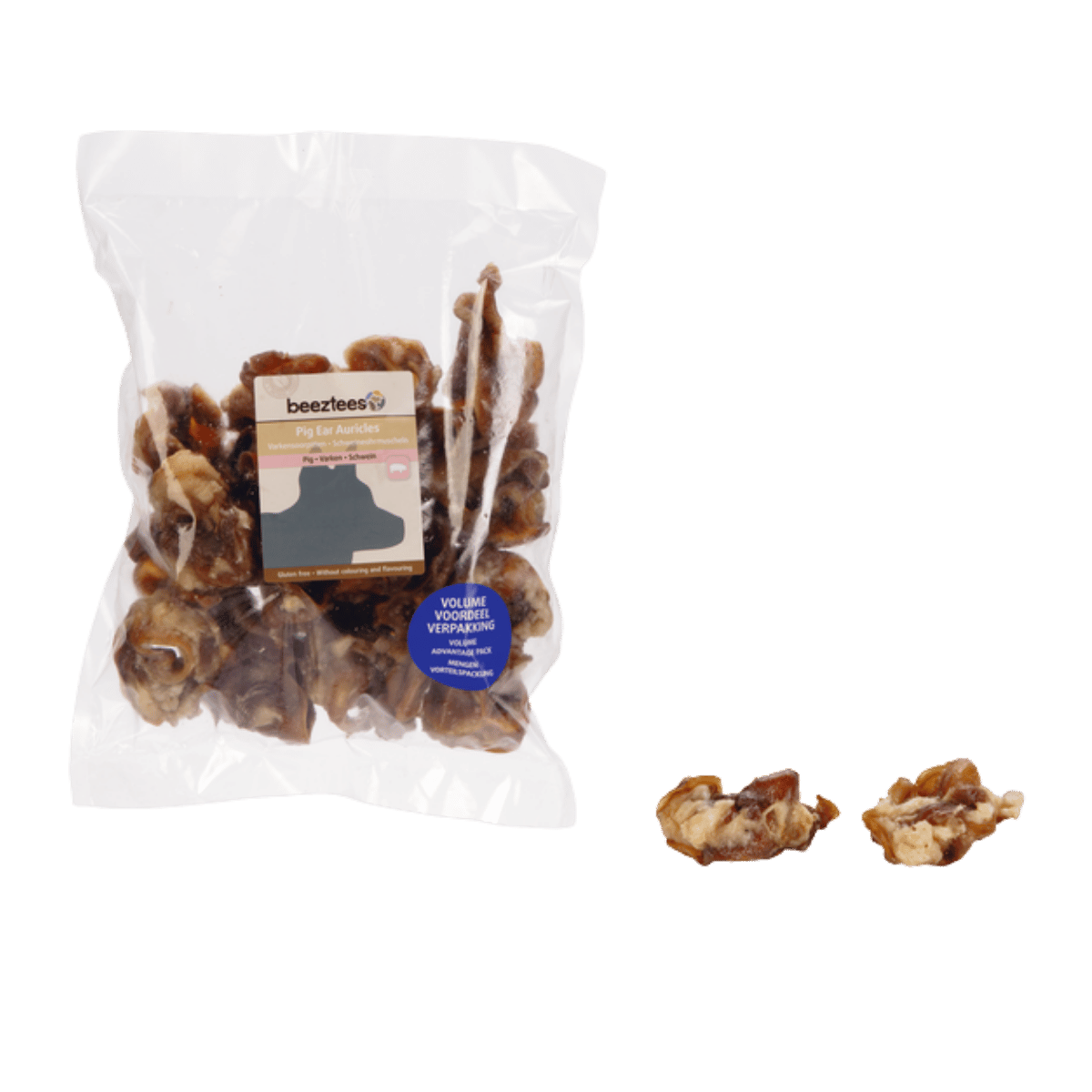 Beeztees Hondensnack Varkensoorpitten 33 x 22 cm