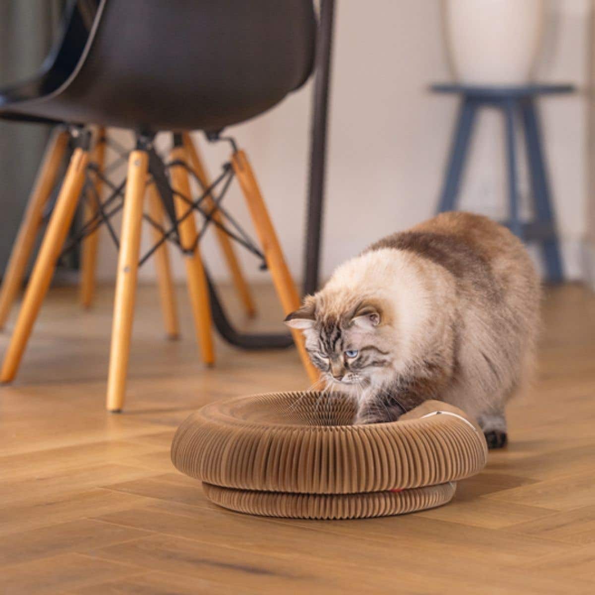 Beeztees Krabspeelgoed Kat Siep Beige 38 x 38 x 10.5 cm