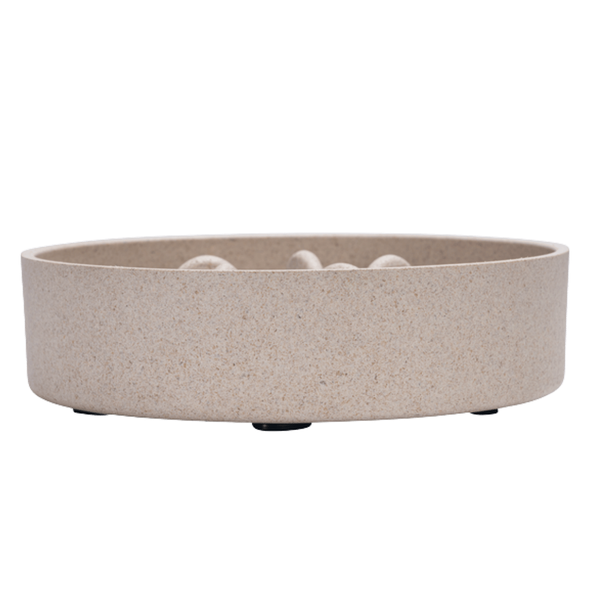 Designed by Lotte Hondenvoerbak Anti Schrok Pom Beige 800 ml 17 x 17 x 4.5 cm