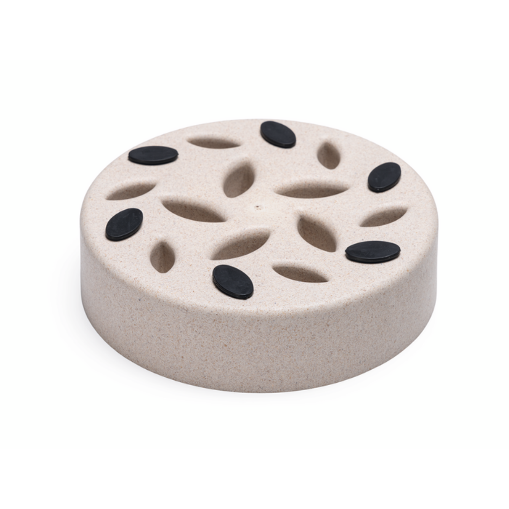Designed by Lotte Hondenvoerbak Anti Schrok Pom Beige 800 ml 17 x 17 x 4.5 cm