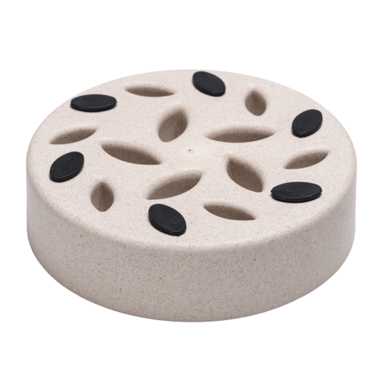 Designed by Lotte Hondenvoerbak Anti Schrok Pom Beige 800 ml 17 x 17 x 4.5 cm