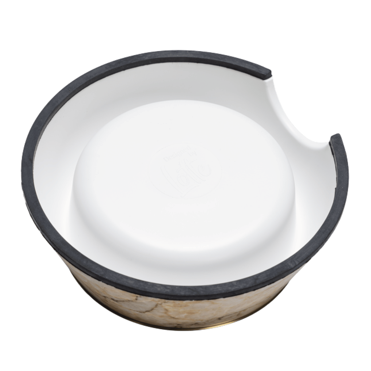 Designed by Lotte Hondenvoerbak Meis Beige 160 ml 14 x 14 x 4.5 cm