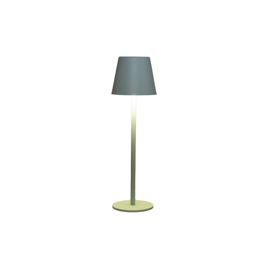 Draadloze Tafellamp Mat Jade Groen 9 x 27.5 LED Warm Wit Dimbaar