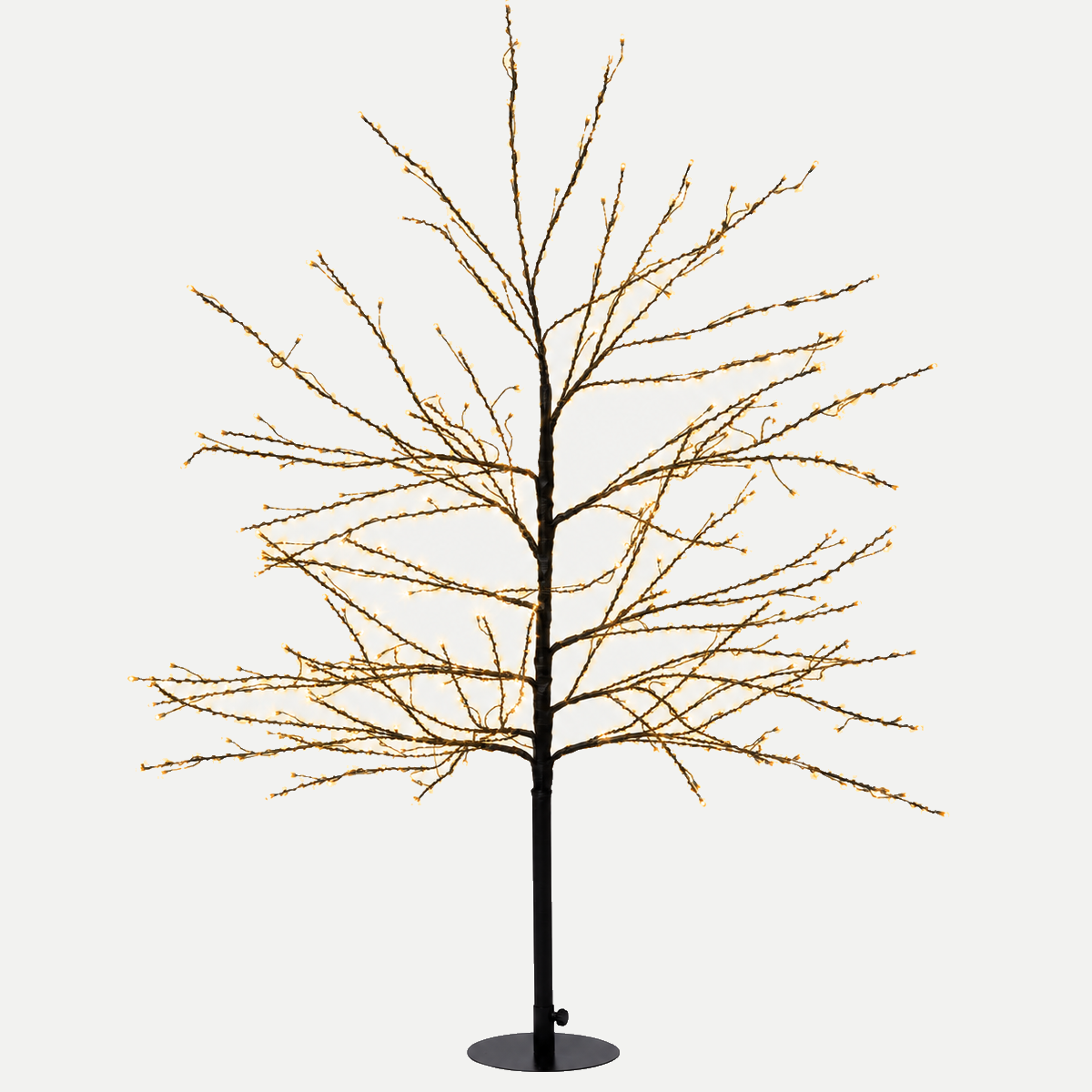 Anna's Collection Verlicht Kerstfiguur Boom Flash Klassiek Warm 600 Lampjes 120 cm