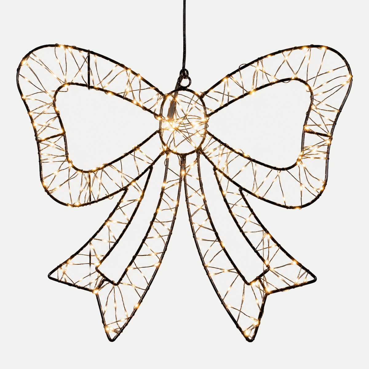 Anna's Collection Verlicht Kerstfiguur Strik Metaal Klassiek Warm 278 Lampjes 38 x 34 cm