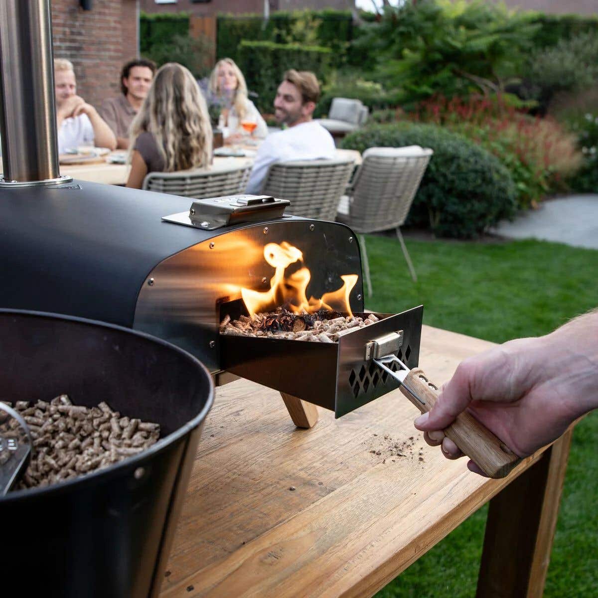 Boska Pizzaoven Pro Pellet Zwart