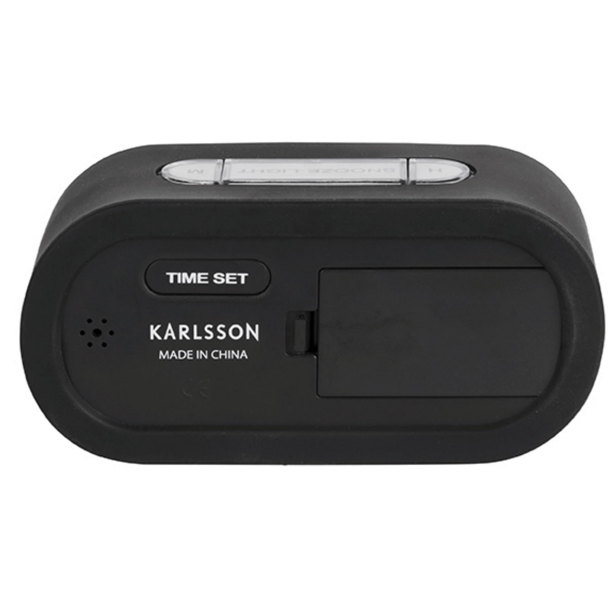 Karlsson Wekker Gummy Zwart 14 x 7 x 5 cm