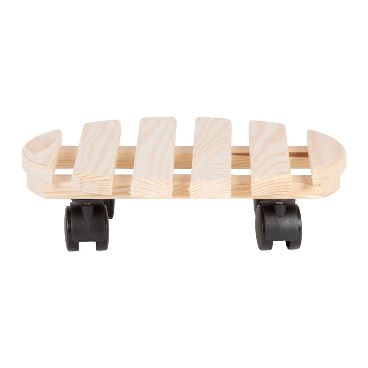 Esschert Design Plantentrolley Rond Naturel 28,7 cm