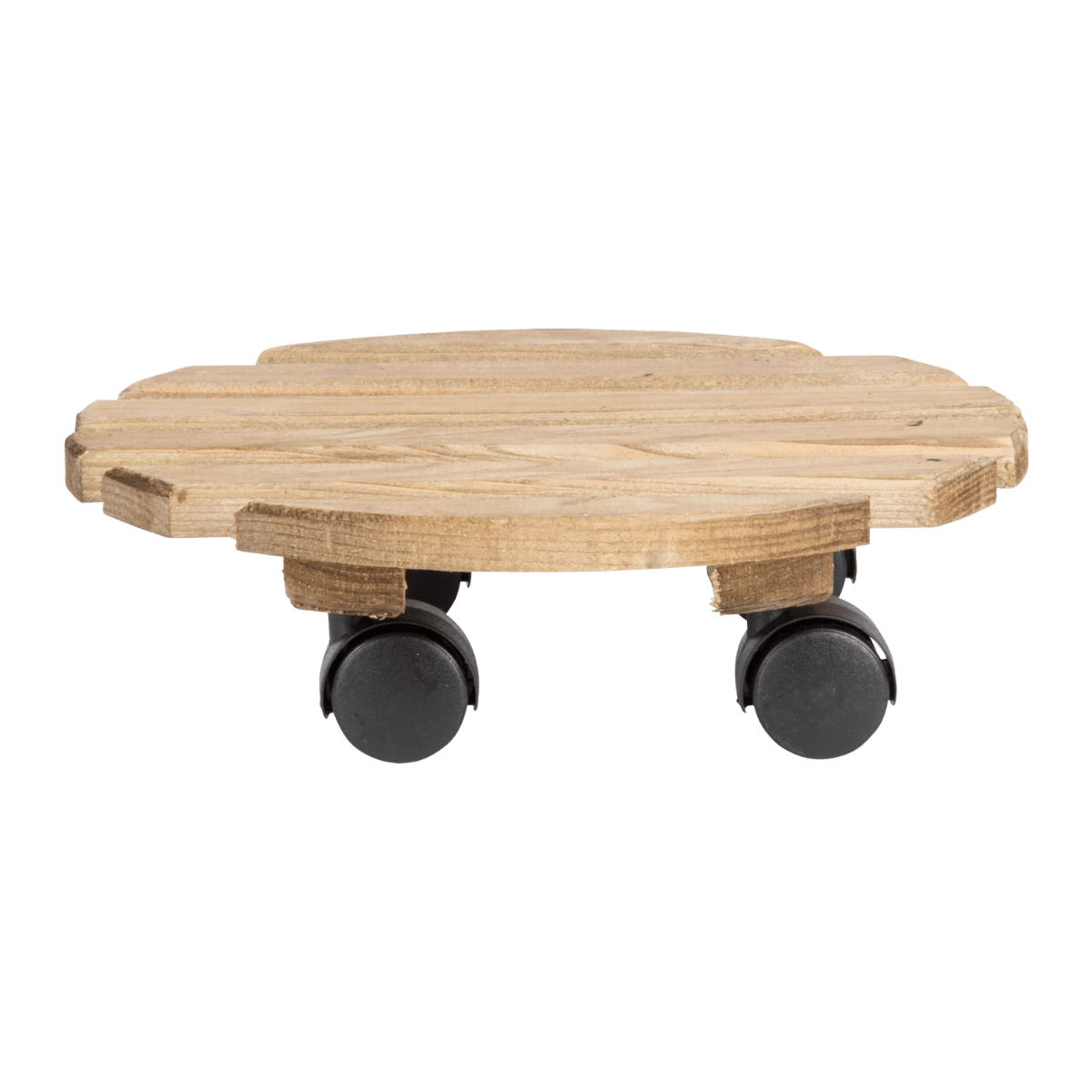 Esschert Design Plantentrolley Rond Bruin 28,7 cm