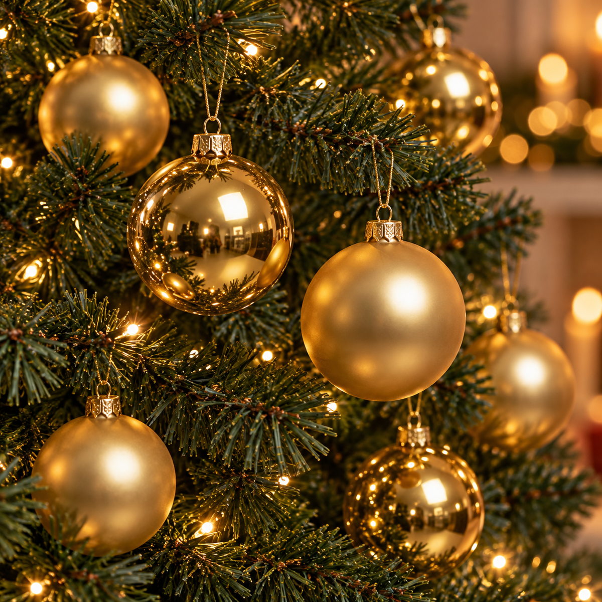 Decoris Kerstballen Glas Goud Ø 6 cm 20 Stuks