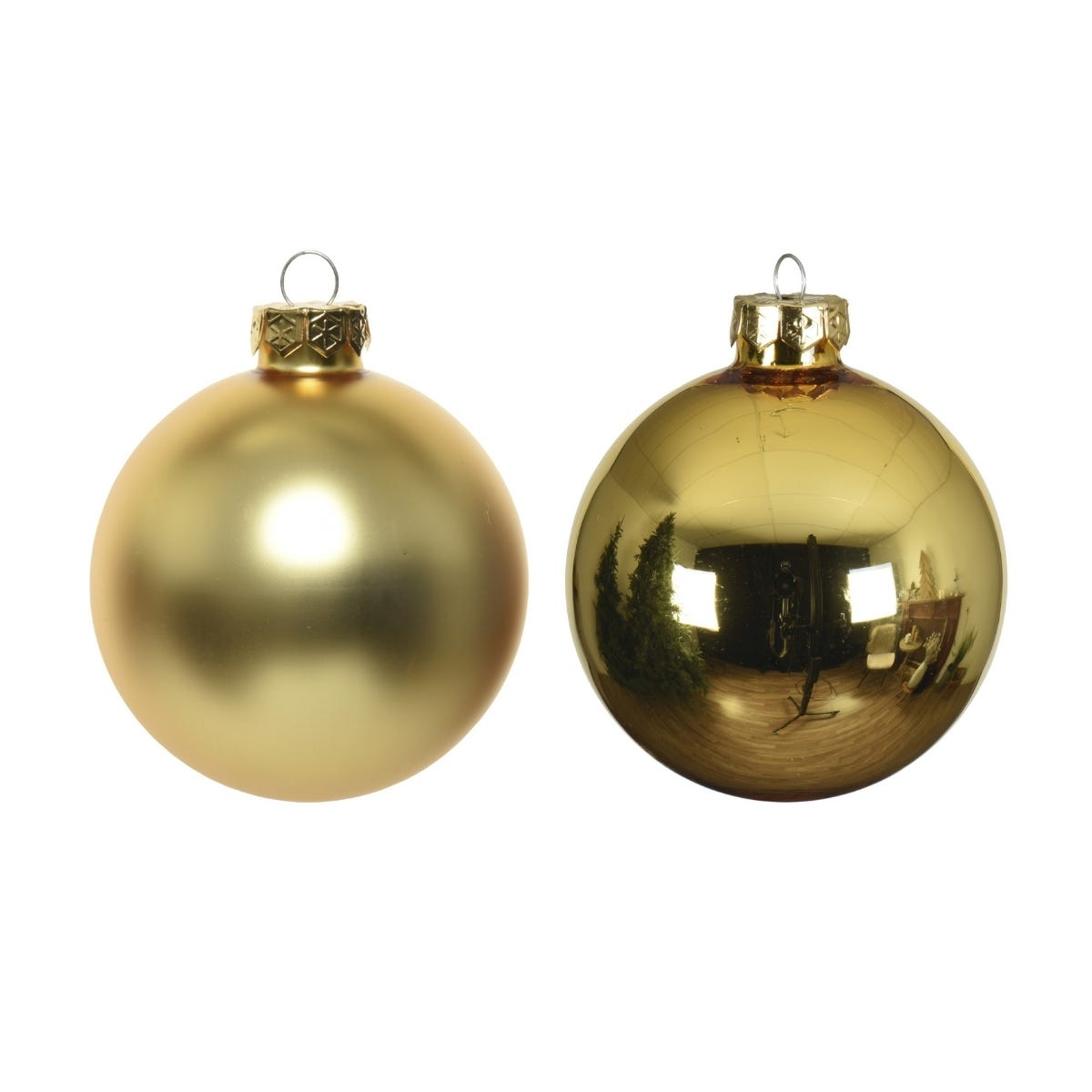 Decoris Kerstballen Glas Goud Ø 6 cm 20 Stuks