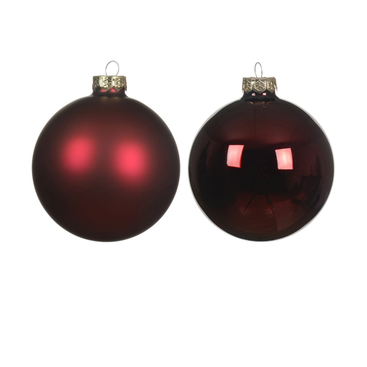 Decoris Kerstballen Glas Rood Ø 6 cm 20 Stuks