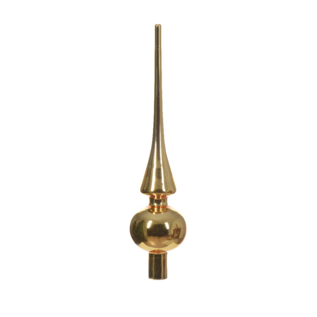 Decoris Piek goud glanzend glas 26 x 6 cm
