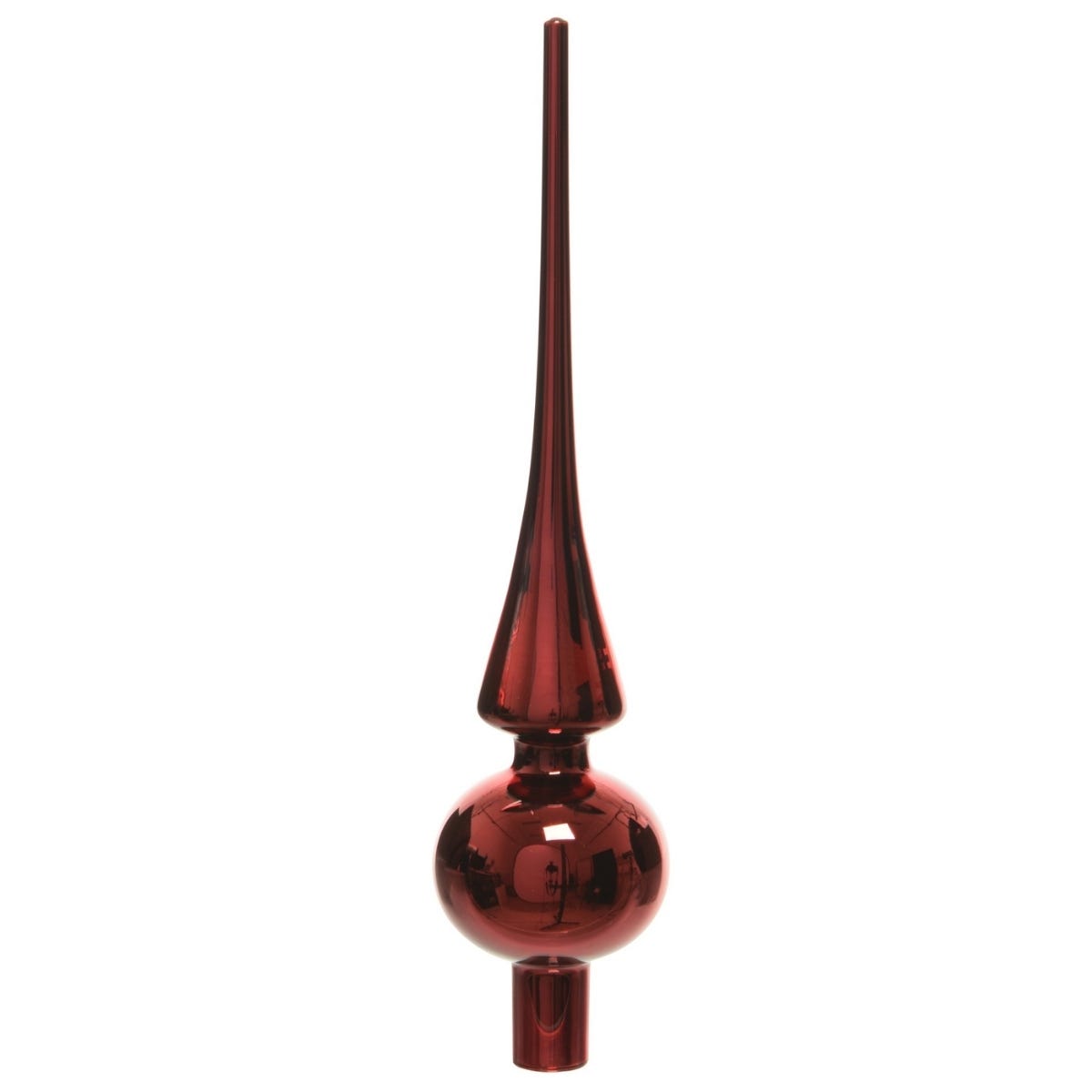 Decoris Piek Glas Rood Ø 6 cm 1 Stuk