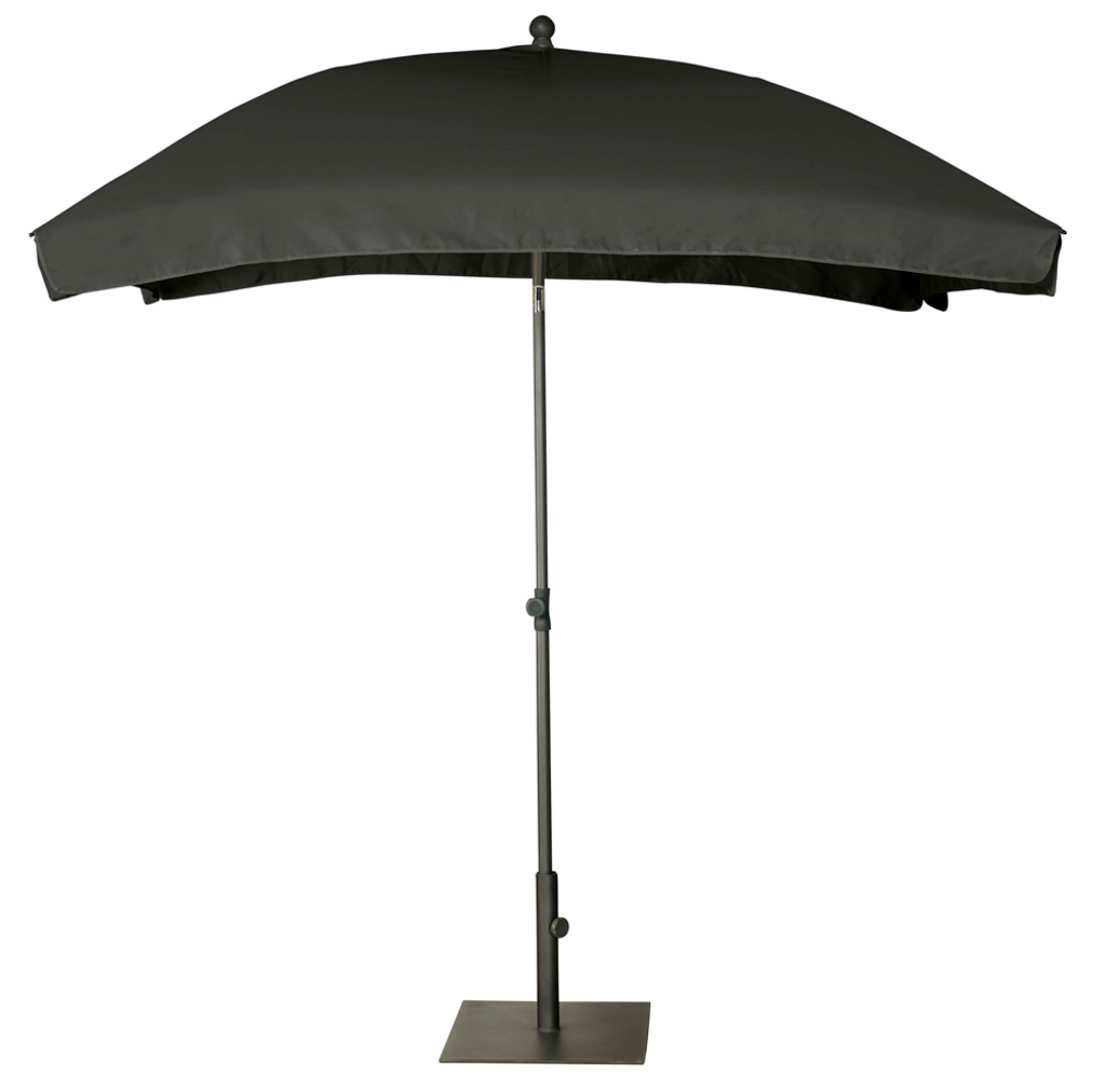 Platinum Stokparasol Aruba Black Rechthoek 200 x 130 cm