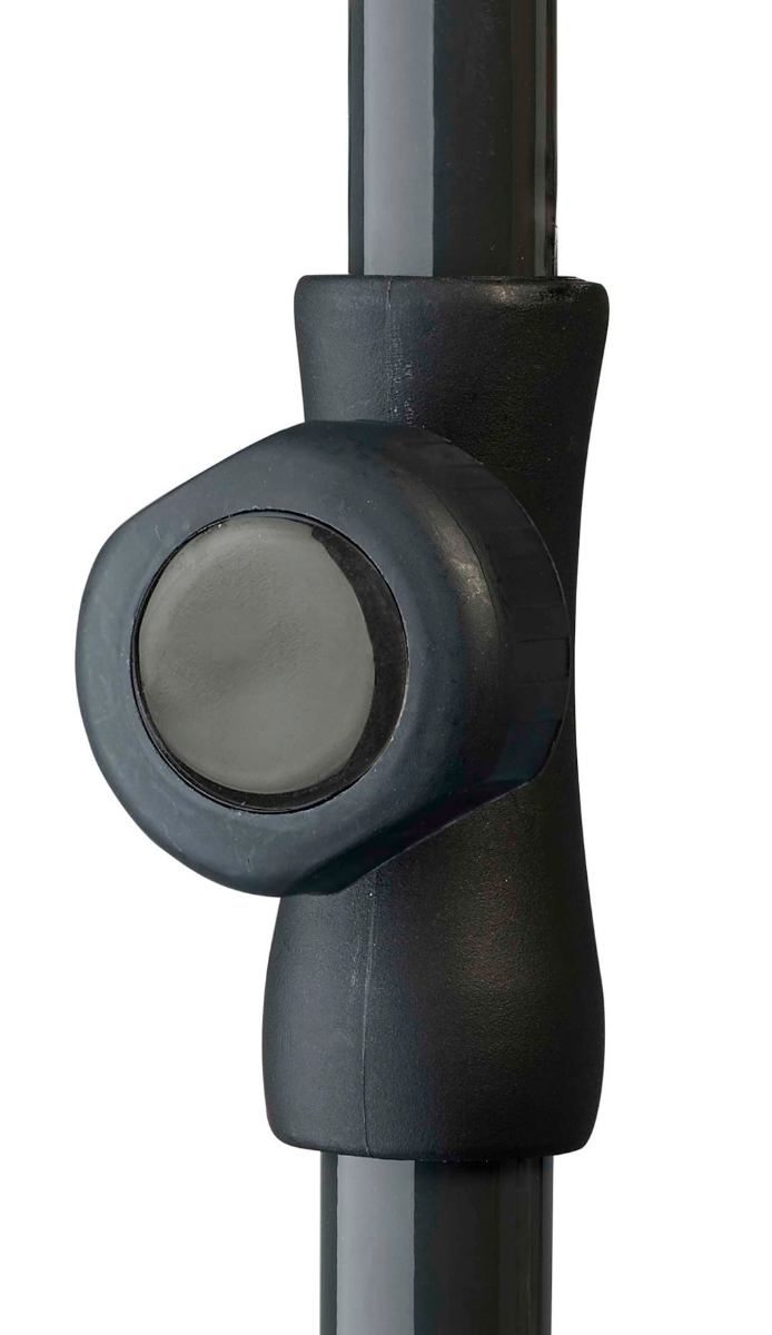 Platinum Stokparasol Aruba Black Rechthoek 200 x 130 cm
