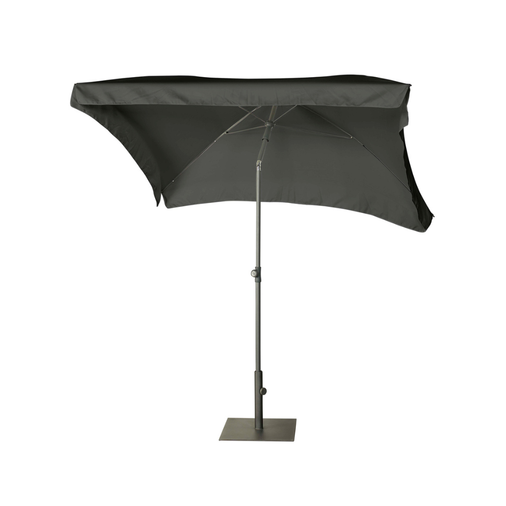 Platinum Stokparasol Aruba Black Rechthoek 200 x 130 cm