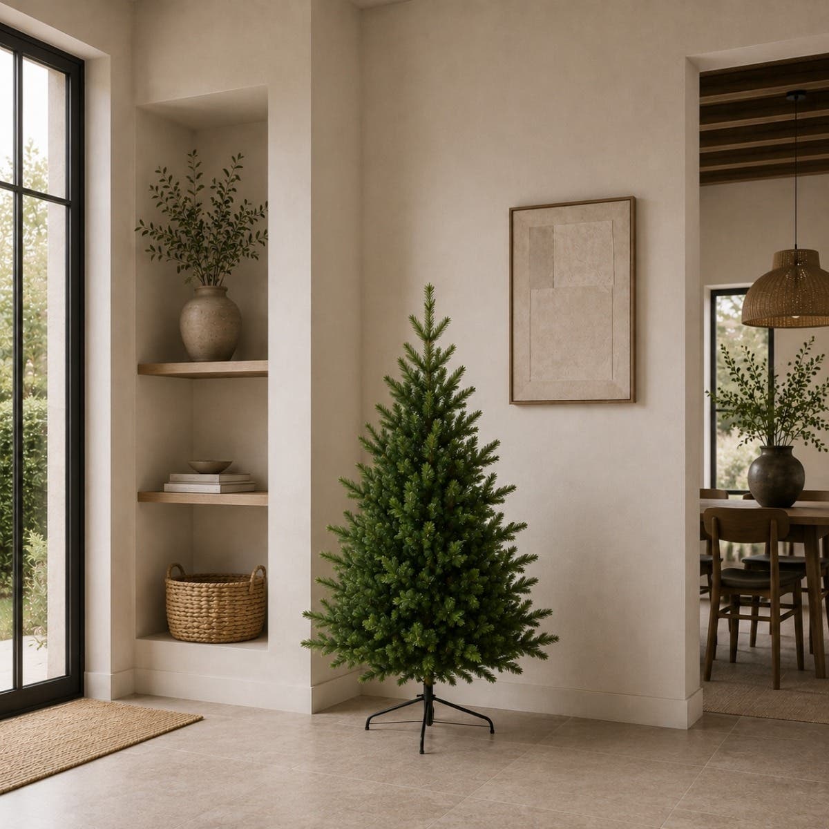 Everlands Kunstkerstboom Allison Groen 150 x 97 cm