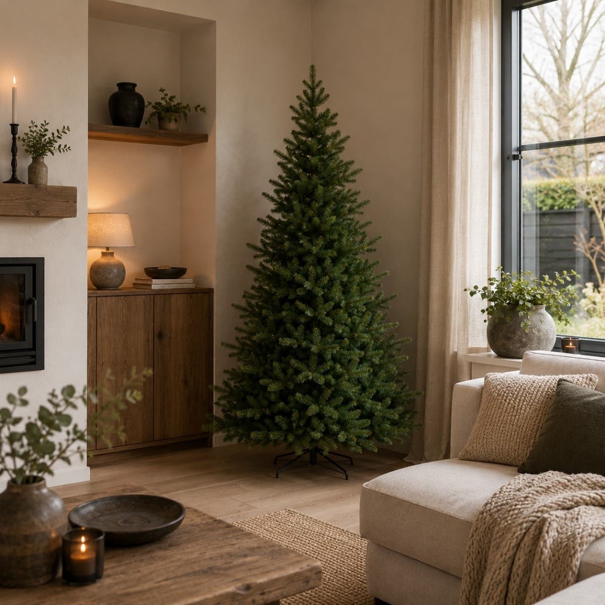 Everlands Kunstkerstboom Allison Groen 180 x 112 cm