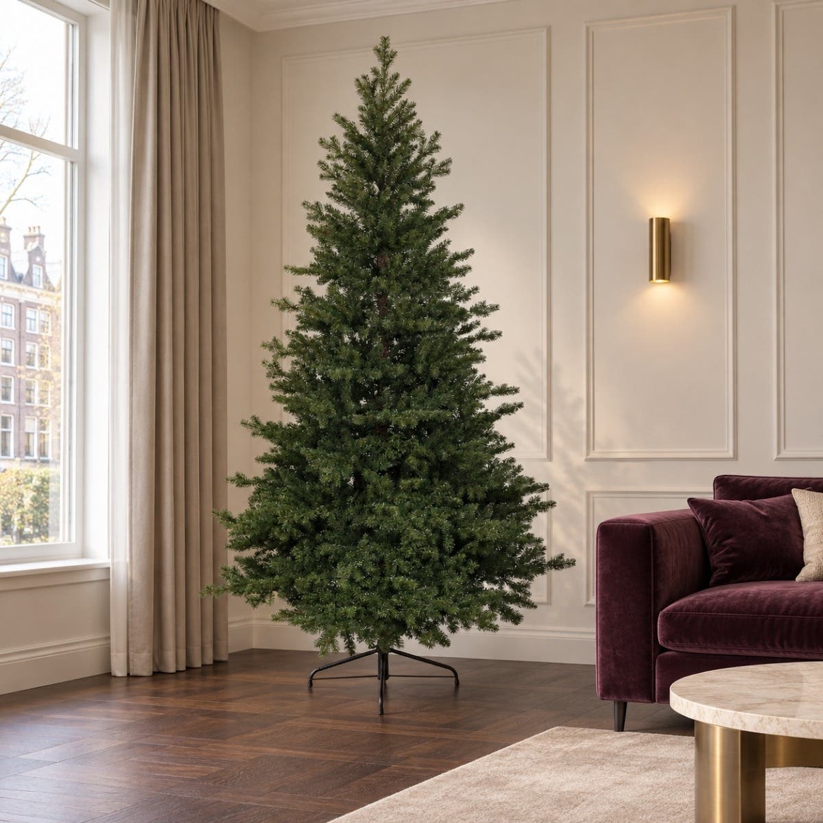 Everlands Kunstkerstboom Allison Groen 240 x 152 cm