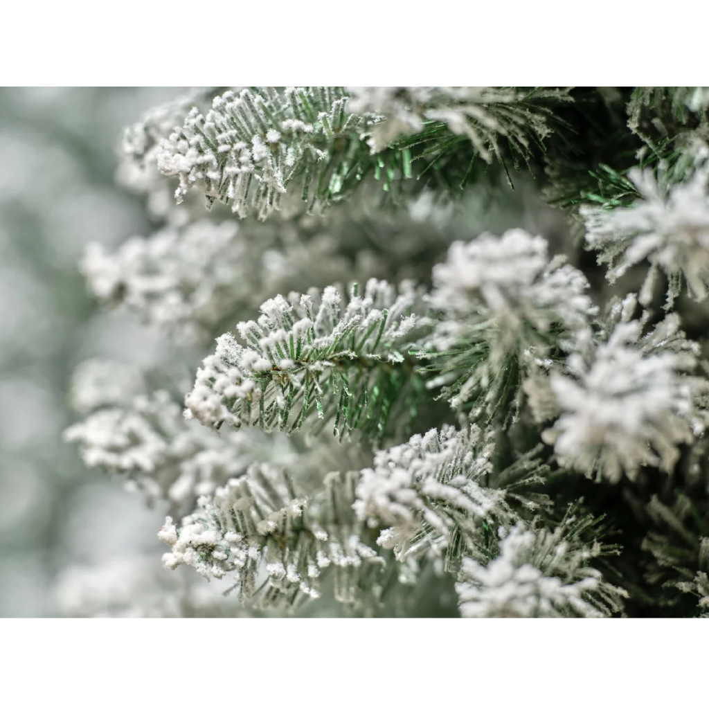 Everlands Kunstkerstboom Pencil Pine Sneeuw 210 x 60 cm