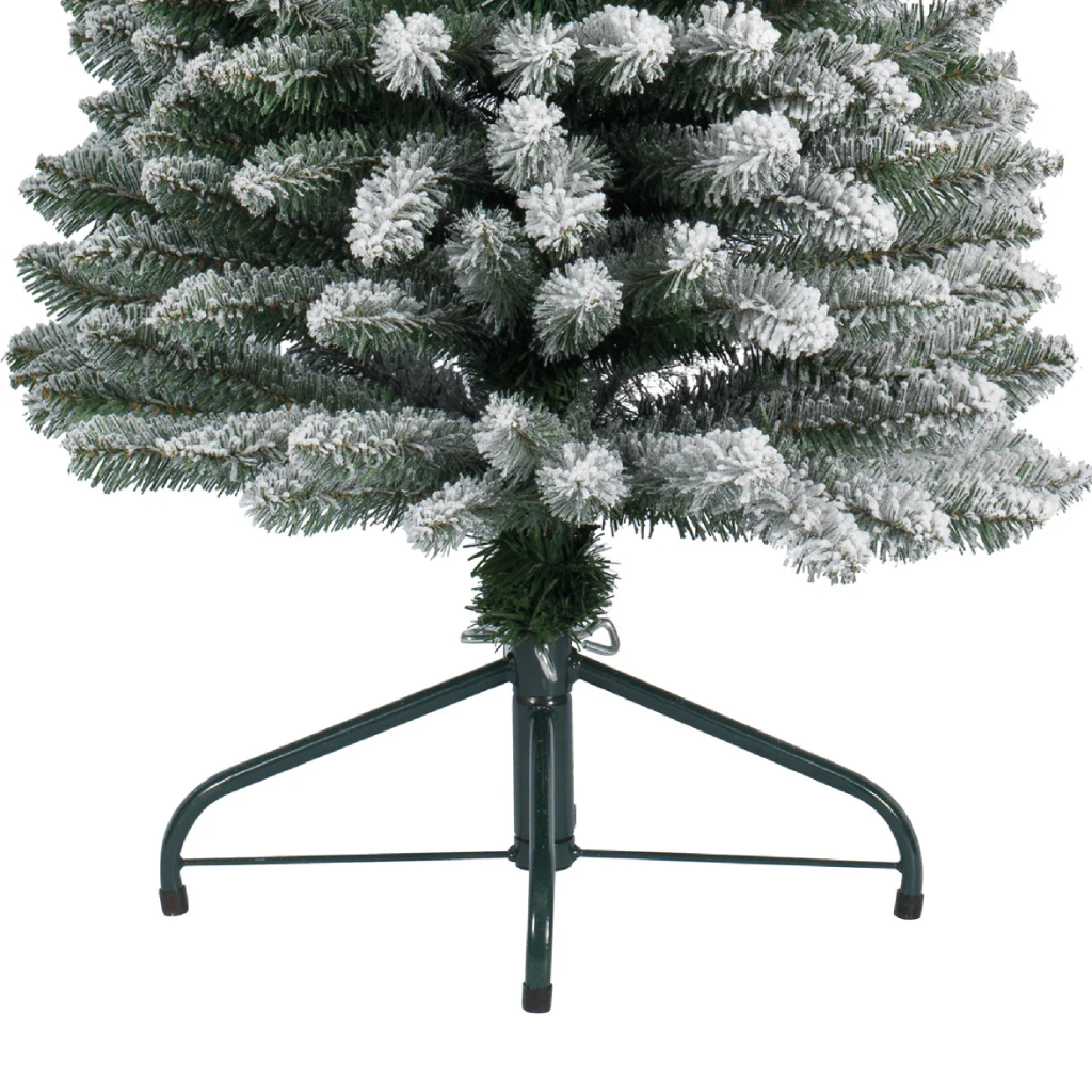 Everlands Kunstkerstboom Pencil Pine Sneeuw 210 x 60 cm